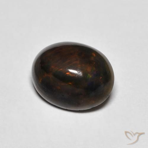 Opala Multicolorido Natural 1.08ct, oval, Opaco