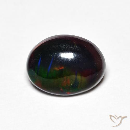 0.97ct Natural Multicolorido Opala, oval, Opaco