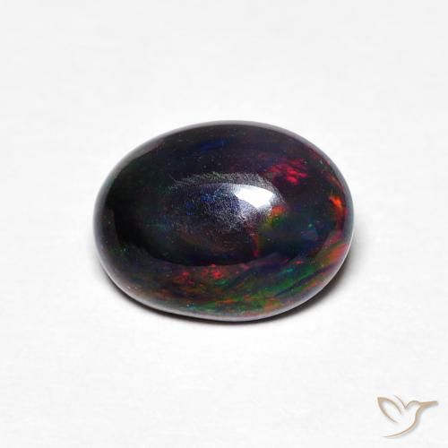 0.61ct Natural Multicolorido Opala, oval, Opaco