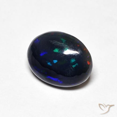 Opala Multicolorido Natural 0.99ct, oval, Opaco