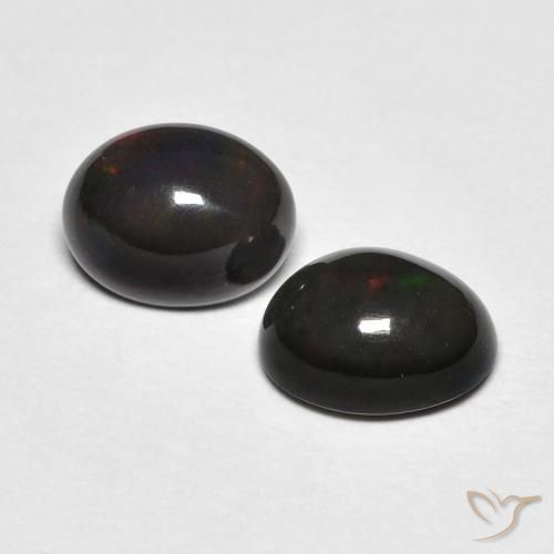 Pedras preciosas de Opala Multicolorido natural de 1.18 ct, oval, Opaco