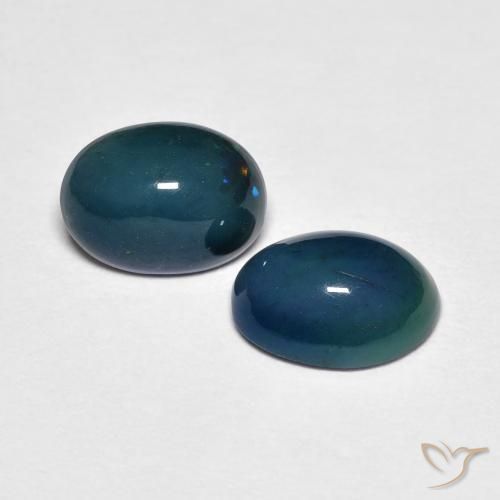 Pedras preciosas de Opala Multicolorido natural de 1.39 ct, oval, Opaco