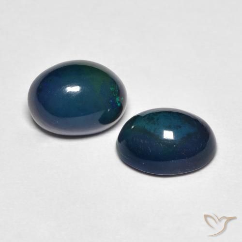 Pedras preciosas de Opala Multicolorido natural de 1.67 ct, oval, Opaco