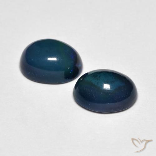 Pedras preciosas de Opala Multicolorido natural de 1.67 ct, oval, Opaco