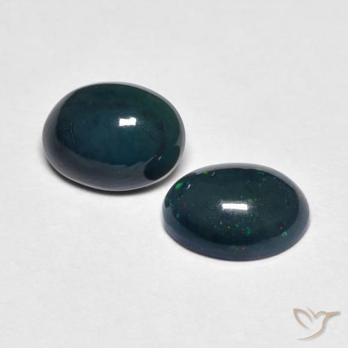 Pedras preciosas de Opala Multicolorido natural de 1.36 ct, oval, Opaco