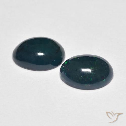 Pedras preciosas de Opala Multicolorido natural de 1.36 ct, oval, Opaco