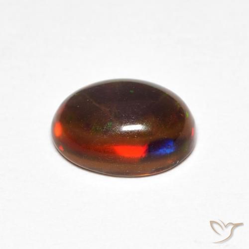 Opala Multicolorido Natural 1.10ct, oval, Opaco