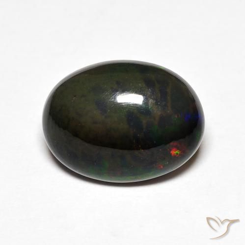 2.45ct Natural Multicolorido Opala, oval, Opaco
