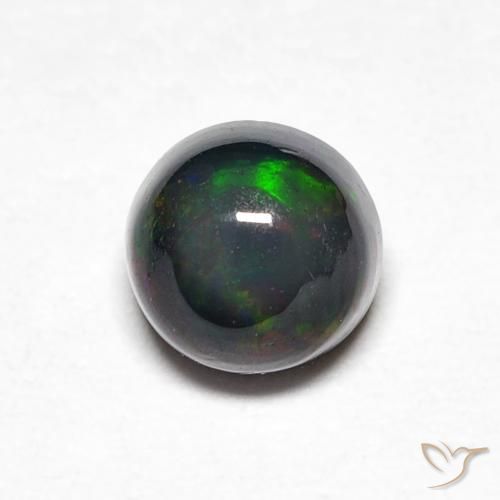 0.44ct Natural Multicolorido Opala, Redondo, Opaco