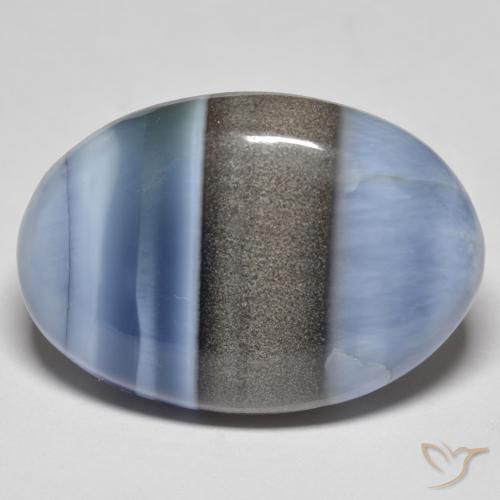 28.42ct Natural Multicolorido Opala, oval, Opaco