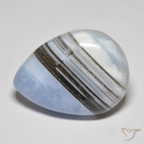 Opala Multicolorido Natural 37.98ct, Formato de pêra, Opaco