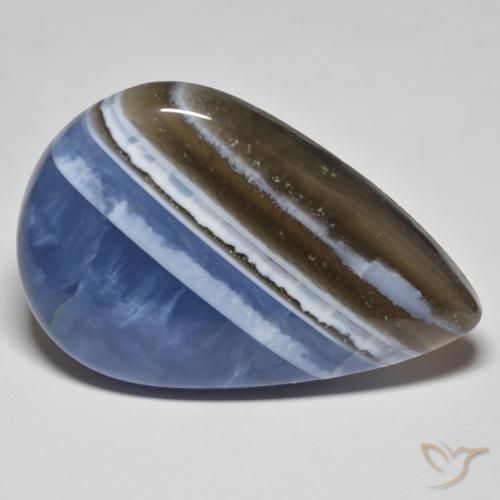 Opala Multicolorido Natural 48.08ct, Formato de pêra, Opaco