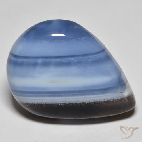 27.91ct Natural Multicolorido Opala, Formato de pêra, Opaco
