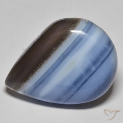Opala Multicolorido Natural 27.91ct, Formato de pêra, Opaco