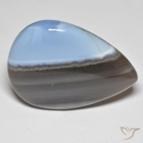 34.61ct Natural Multicolorido Opala, Formato de pêra, Opaco