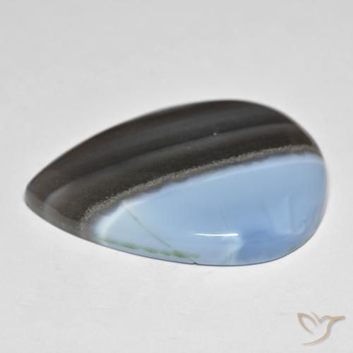 Opala Multicolorido Natural 34.61ct, Formato de pêra, Opaco