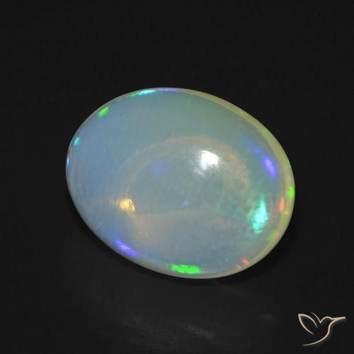 Opala Multicolorido Natural 4.24ct, oval, Transparente