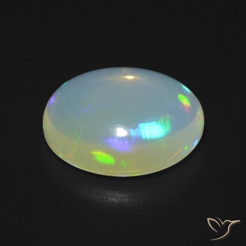 Opala Multicolorido Natural 4.24ct, oval, Transparente