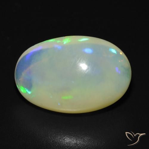 3.33ct Natural Multicolorido Opala, oval, Transparente