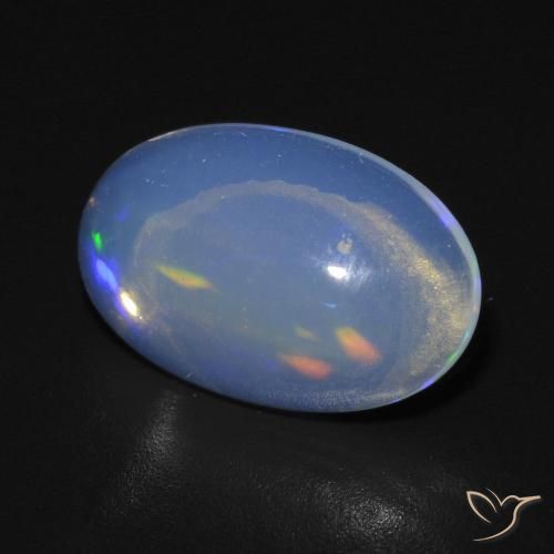 Opala Multicolorido Natural 2.54ct, oval, Transparente