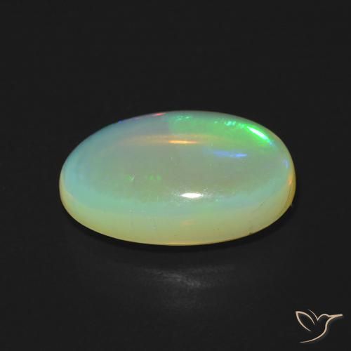 Opala Multicolorido Natural 2.95ct, oval, Transparente