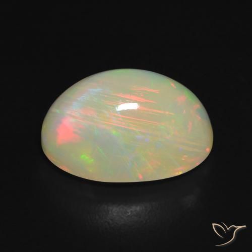 Opala Multicolorido Natural 3.67ct, oval, Transparente