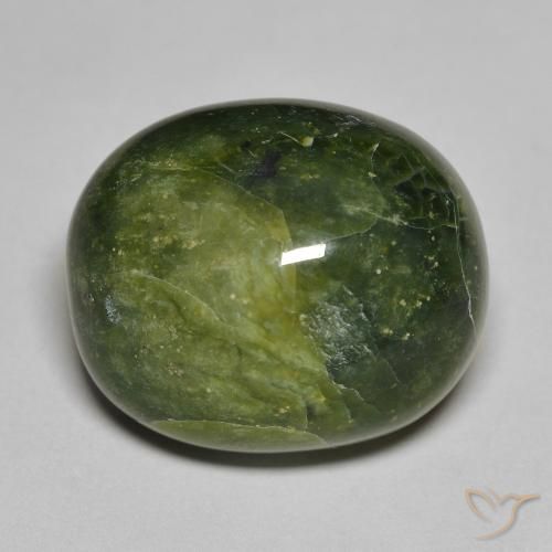 14.20ct Natural Verde Terroso Opala, oval, Opaco