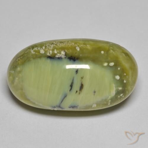 18.73ct Natural Verde amarelado Opala, oval, Opaco