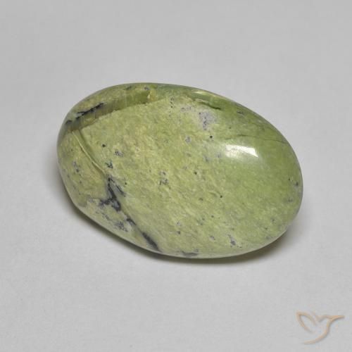 7.29ct Natural Verde médio Opala, oval, Opaco
