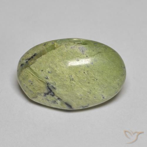 Opala Verde médio Natural 7.29ct, oval, Opaco
