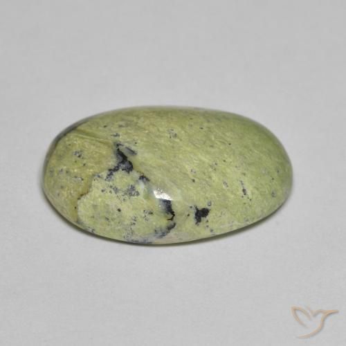 Opala Verde médio Natural 7.29ct, oval, Opaco