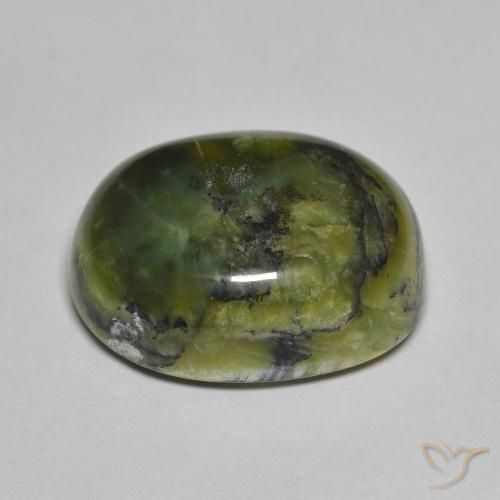 Opala Verde floresta Natural 12.72ct, oval, Opaco