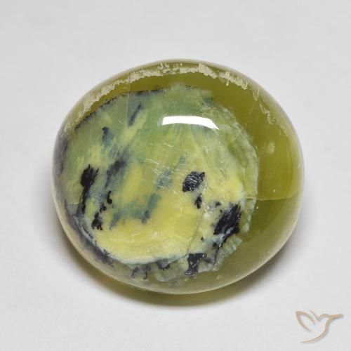 15.08ct Natural verde quente Opala, oval, Opaco