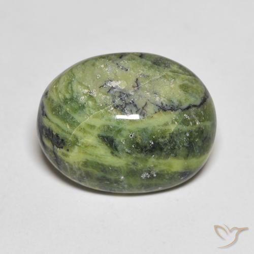 6.20ct Natural Terra Verde Opala, oval, Opaco