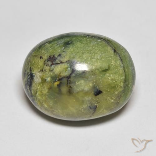 13.83ct Natural verde quente Opala, oval, Opaco