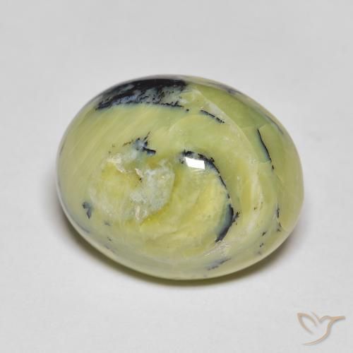 Opala Luz verde Natural 14.17ct, oval, Opaco