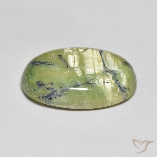 Opala verde quente Natural 10.83ct, oval, Opaco