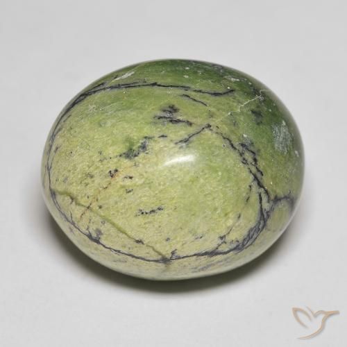 18.90ct Natural Verde médio Opala, oval, Opaco