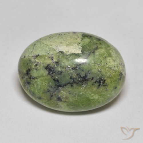 10.14ct Natural Verde amarelado Opala, oval, Opaco
