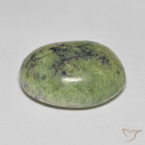 Opala Verde amarelado Natural 10.14ct, oval, Opaco