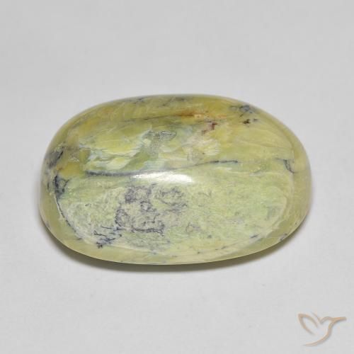 Opala Verde médio Natural 20.70ct, oval, Opaco