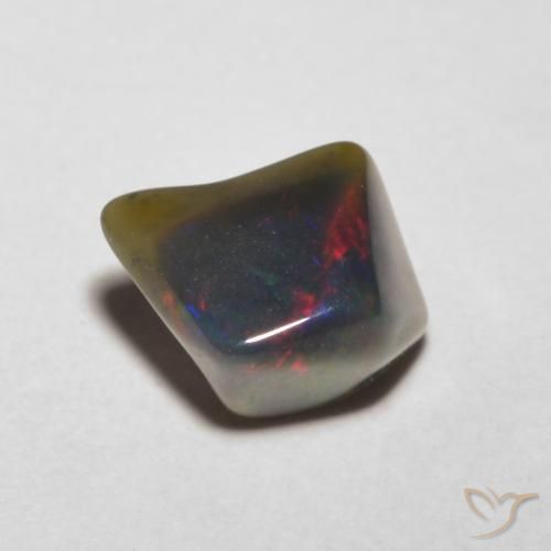 0.90ct Natural Multicolorido Opala, Chique, Translúcido