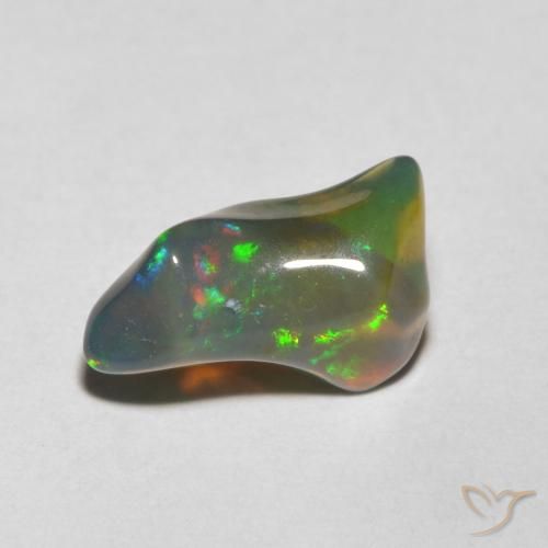 1.45ct Natural Multicolorido Opala, Chique, Translúcido