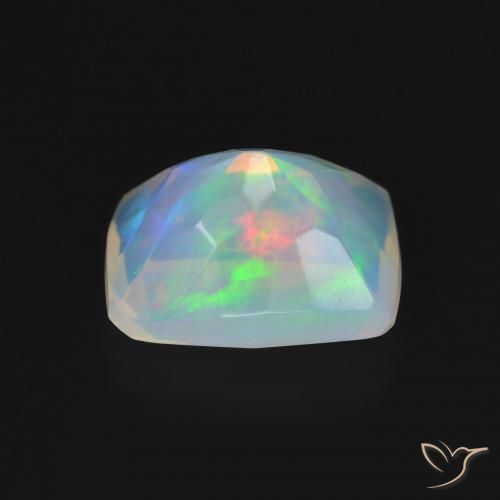 Opala Multicolorido Natural 1.54ct, Almofada, Transparente