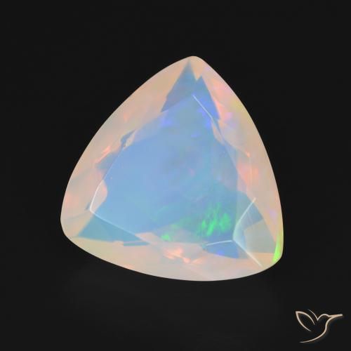 Opala Multicolorido Natural 2.98ct, Trilhão, Transparente