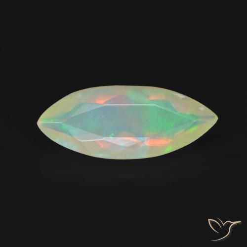 1.02ct Natural Multicolorido Opala, Marquesa, Transparente