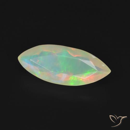 Opala Multicolorido Natural 1.02ct, Marquesa, Transparente