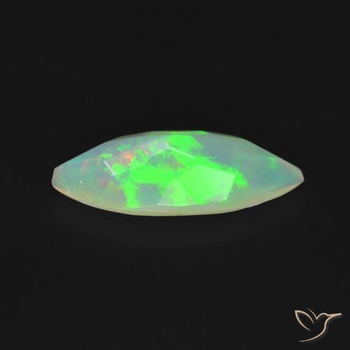 Opala Multicolorido Natural 1.02ct, Marquesa, Transparente