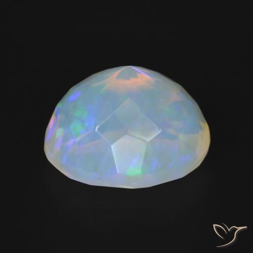 Opala Multicolorido Natural 4.02ct, oval, Transparente