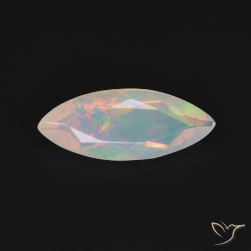 1.09ct Natural Multicolorido Opala, Marquesa, Transparente